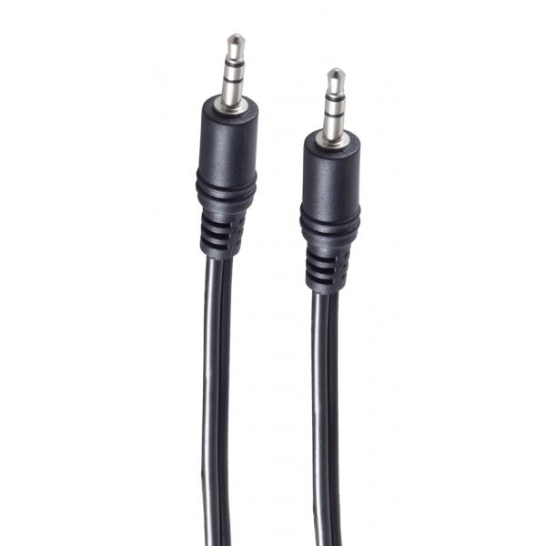 Cordon Audio Stéréo Jack 3.5mm Male/Male 1.5 m