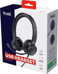 Trust Casque filaire avec micro intégré en usb