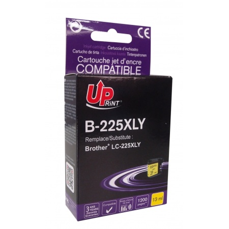 Cartouche compatible BROTHER LC225XL jaune