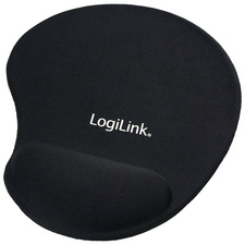 LogiLink Tapis de souris avec repose-poignets noir