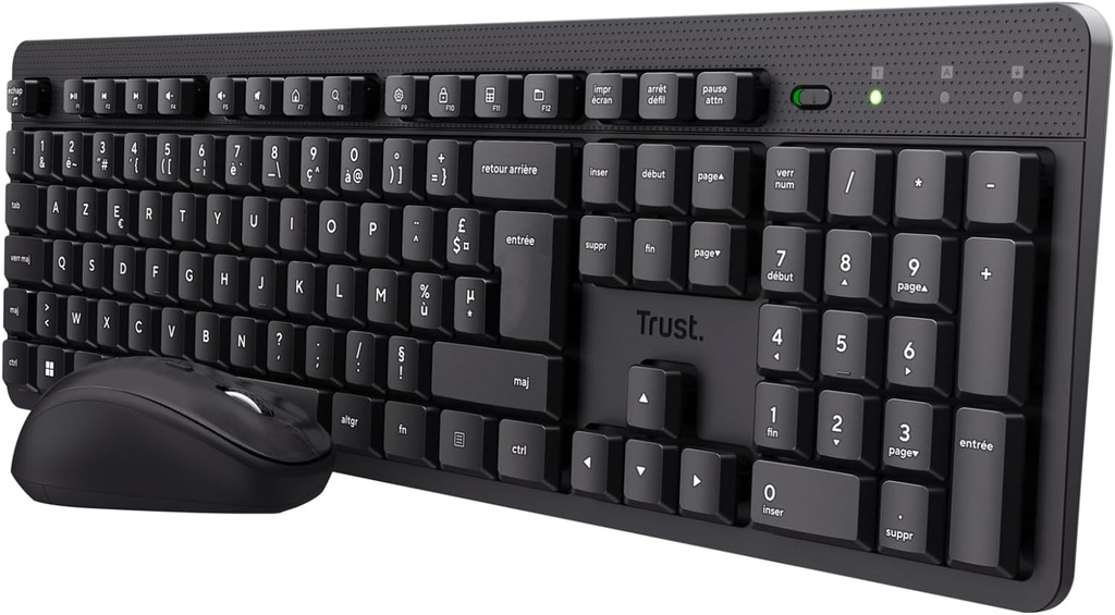 Clavier souris sans fil Trust silencieux