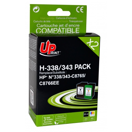 [uph338343] Cartouches Compatible hp 338-343