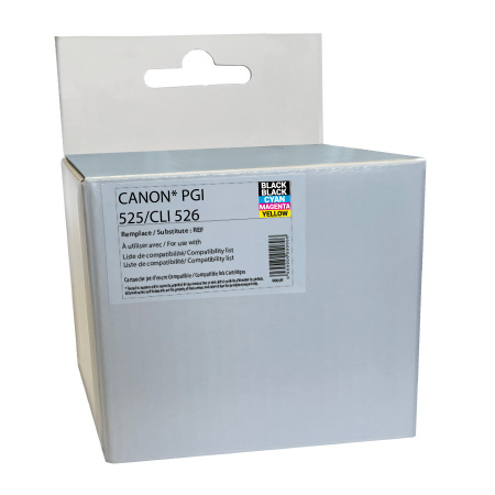 [upnc525] 5 Cartouches compatibles canon 525-526