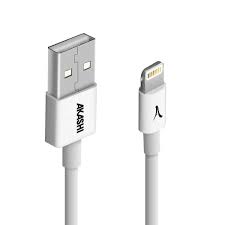 [cable5] Câble USB LIGHTNING blanc 1m